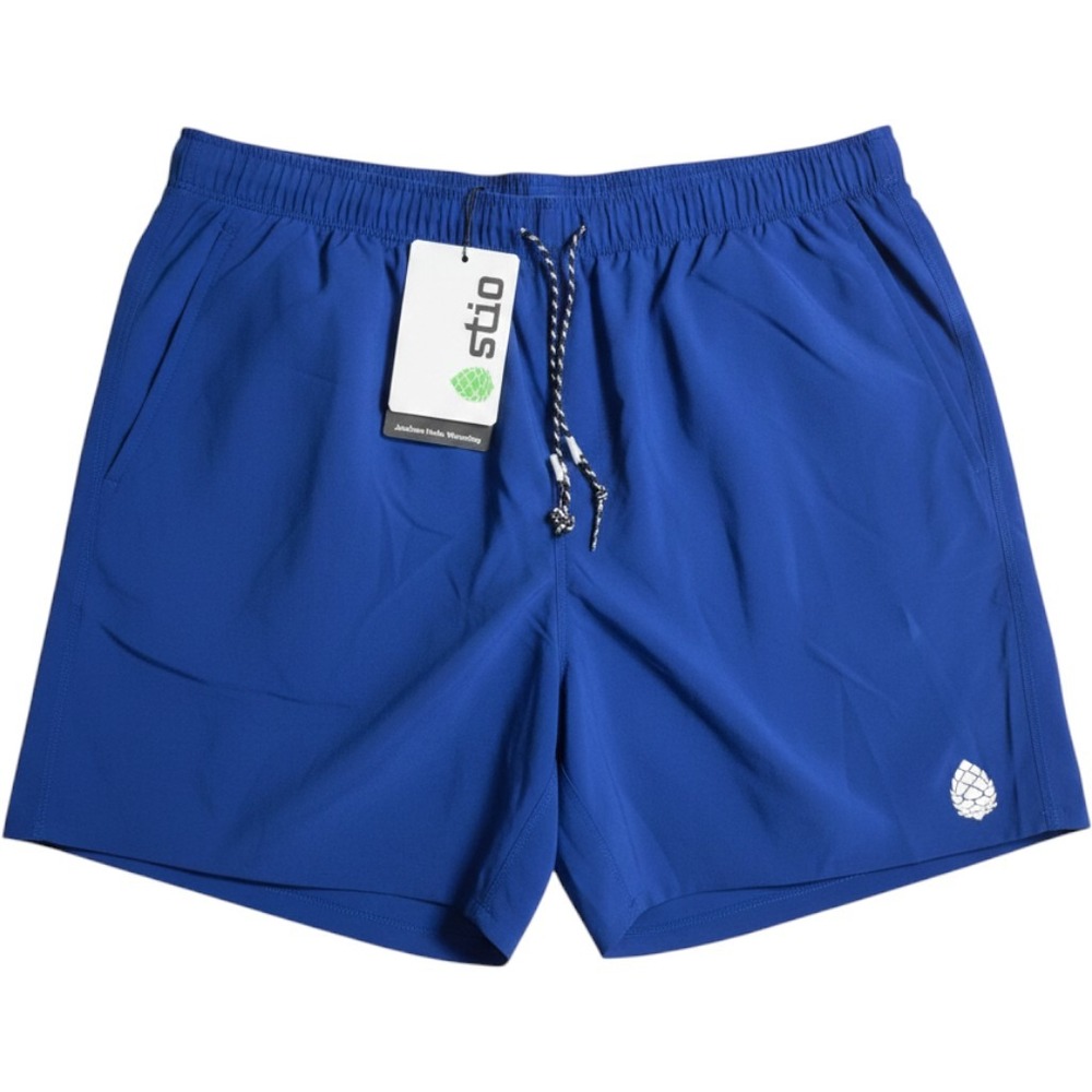 Stio Mens Eddy Shorts Cobalt Night Blue XXL 6 Inch Inseam 200242-401 NEW